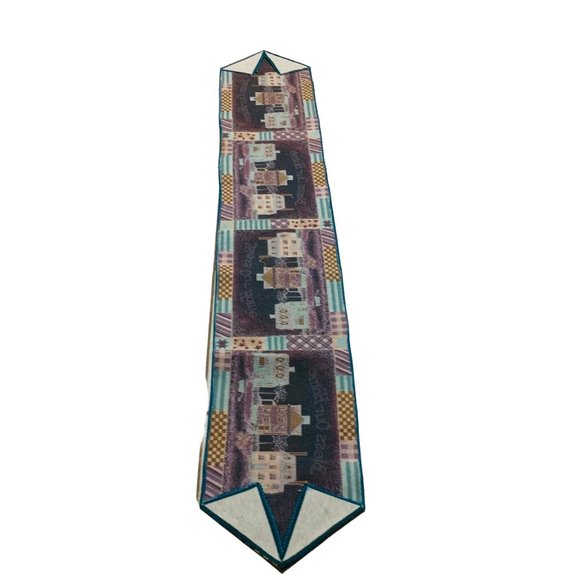 Lifestyle Placemat Table Runner Tapestry Bless House Fall Rustic Farmhouse Set 5 - Picture 5 of 10